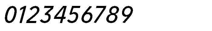 Limit Micro Condensed Italic Font OTHER CHARS