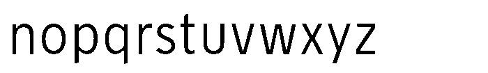 Limit Micro Condensed Light Font LOWERCASE