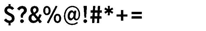 Limit Micro Condensed Medium Font OTHER CHARS