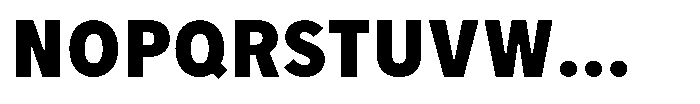 Limit Micro Condensed XBold Font UPPERCASE