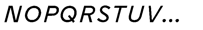 Limit Micro Italic Font UPPERCASE