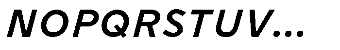 Limit Micro Medium Italic Font UPPERCASE
