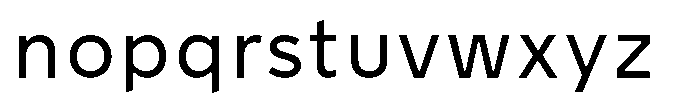 Limit Micro Regular Font LOWERCASE