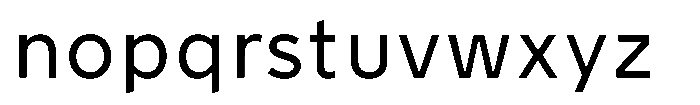 Limit Micro Variable Concept Upright Font LOWERCASE