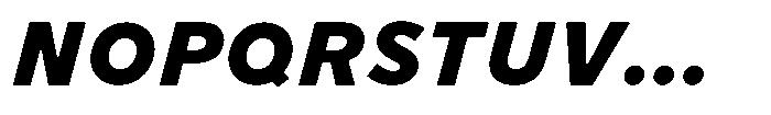 Limit Micro XBold Italic Font UPPERCASE