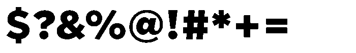 Limit Micro XBold Font OTHER CHARS