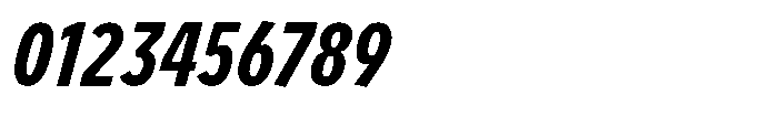 Limit Micro XCm Bold Italic Font OTHER CHARS
