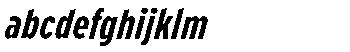Limit Micro XCm Bold Italic FONT