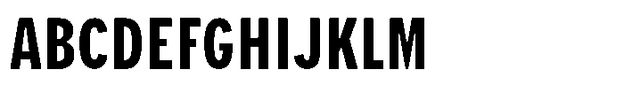Limit Micro XCm Bold Font UPPERCASE
