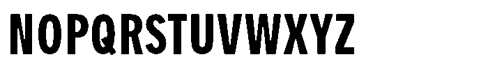 Limit Micro XCm Bold Font UPPERCASE