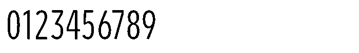Limit Micro XCm Light Font OTHER CHARS