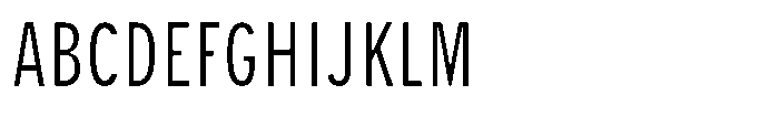 Limit Micro XCm Light Font UPPERCASE
