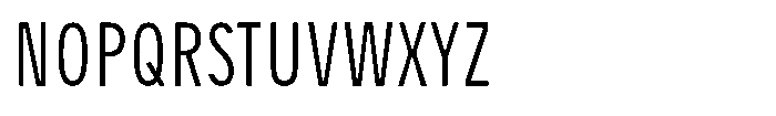 Limit Micro XCm Light Font UPPERCASE