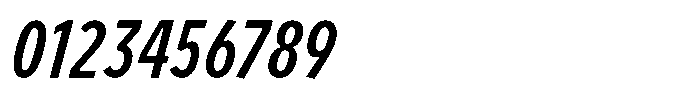 Limit Micro XCm Medium Italic Font OTHER CHARS