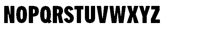 Limit Micro XCm XBold Font UPPERCASE