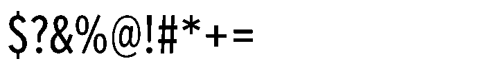 Limit Text Cm Regular Font OTHER CHARS