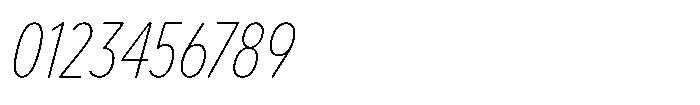 Limit Text Cm Thin Italic Font OTHER CHARS