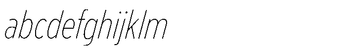 Limit Text Cm Thin Italic FONT