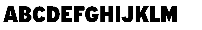 Limit Text Condensed Black Font UPPERCASE