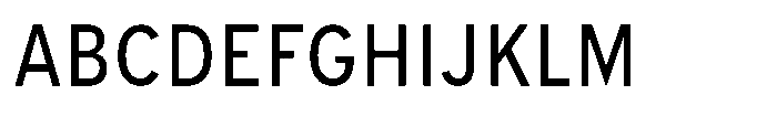 Limit Text Condensed Regular Font UPPERCASE