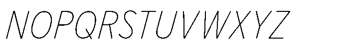 Limit Text Condensed Thin Italic Font UPPERCASE