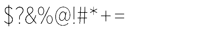 Limit Text Condensed Thin Font OTHER CHARS