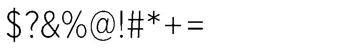 Limit Text Condensed XLight Font OTHER CHARS
