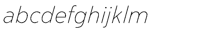 Limit Text Thin Italic FONT