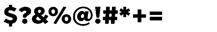 Limit Text XBold Font OTHER CHARS
