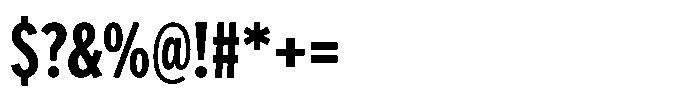 Limit Text XCm Bold Font OTHER CHARS