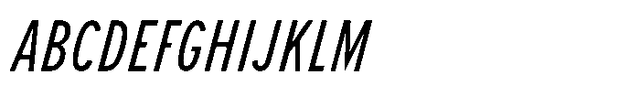 Limit Text XCm Italic Font UPPERCASE