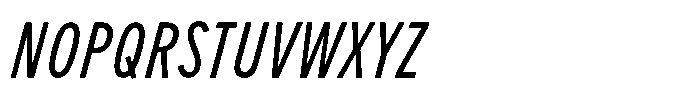 Limit Text XCm Italic Font UPPERCASE