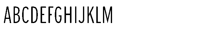 Limit Text XCm Light Font UPPERCASE