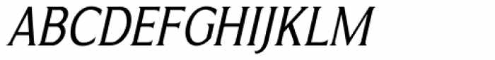 Limonata Condensed Italic Font UPPERCASE