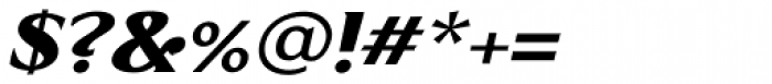 Limonata Extended ExtraBold Italic Font OTHER CHARS