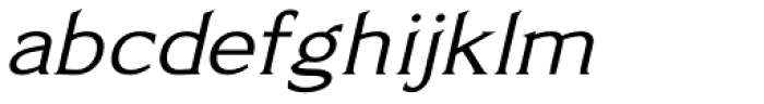 Limonata Extended Italic Font LOWERCASE