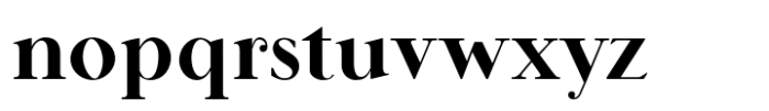 Lina Serif Bold Font LOWERCASE