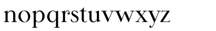 Lina Serif Medium Font LOWERCASE