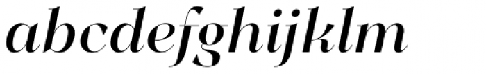 Lince Italic Font LOWERCASE