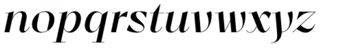 Lince Italic Font LOWERCASE