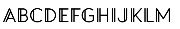 Lincoln Road Deco Bold Font UPPERCASE