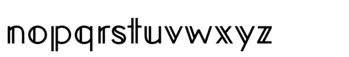 Lincoln Road Deco Bold Font LOWERCASE