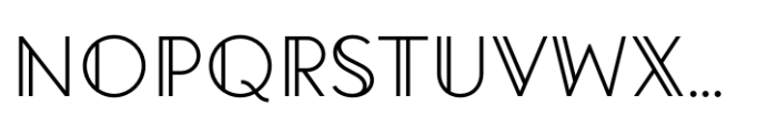 Lincoln Road Deco Font UPPERCASE