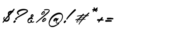 Lindgre Italic Font OTHER CHARS