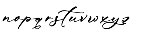 Lindgre Italic Font LOWERCASE