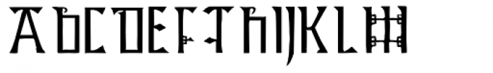 Lindisfarne Font UPPERCASE