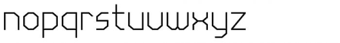 LineWire Light Font LOWERCASE