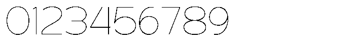 Linea Nova Thin Font OTHER CHARS