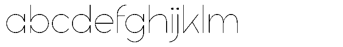 Linea Nova Thin FONT