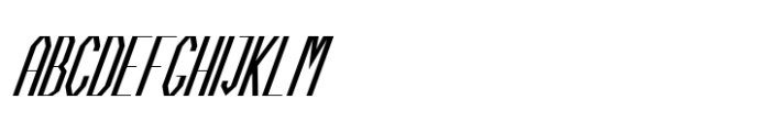 Lineam Italic Extra Bold Font UPPERCASE